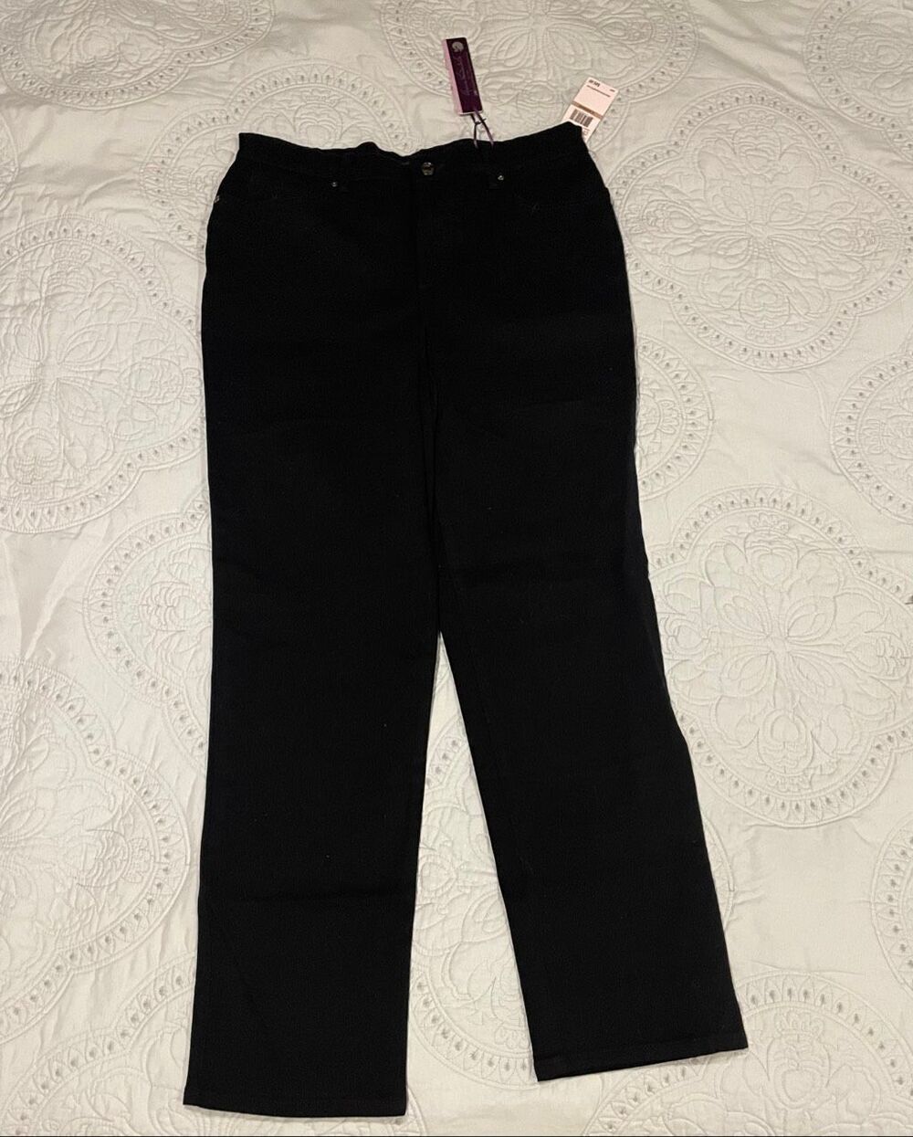 Gloria Vanderbilt Women’s 12 Black Dress Pants New